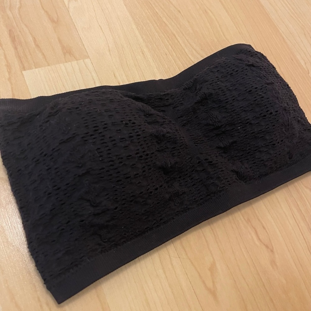 Black Bando bra